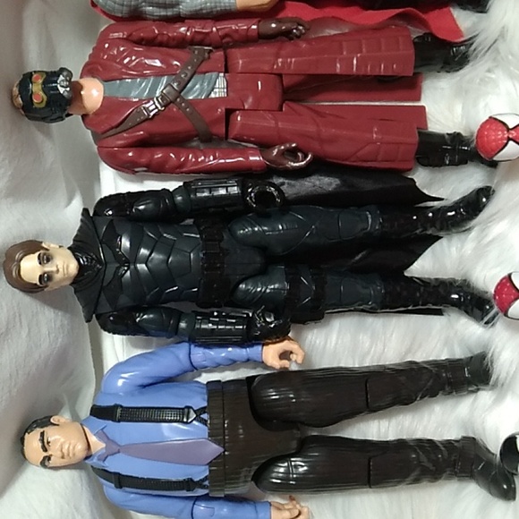 BUNDLE 2: Marvel DC Comics 18 Action Figures & 1 Bike Large Bundle Couple Flaws - Picture 4 of 16